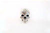 Picture of Halloween brooch || Crystal Horror Skull  3D || 3D Skull Brooch|| Lapel Pin Brooch