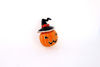 Picture of Pumpkin Brooch || Enamel Rhinestones Black Witch Hat Pumpkin Brooch- Lapel Pins