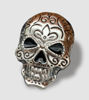 Picture of Crystal Horror Skull Brooch | 3D Skull Lapel Pin | Halloween Accessory