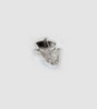 Picture of Shine Clear Rhinestones Hat Scary Punk Skull Brooch | Skull Bones Pin